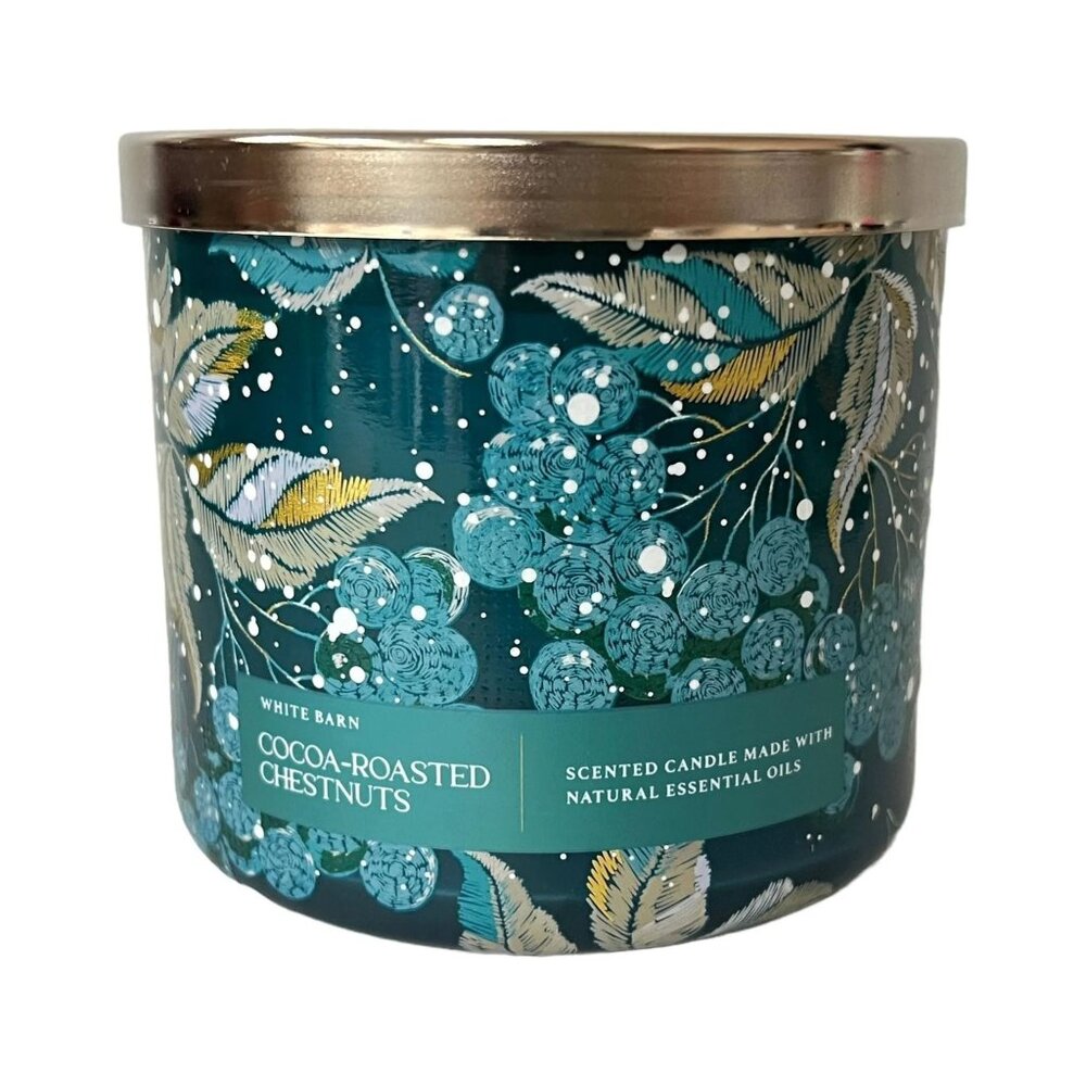 Bath and Body Works Cocoa Roasted Chestnuts 3-Wick Scented Candle (14.5 oz)